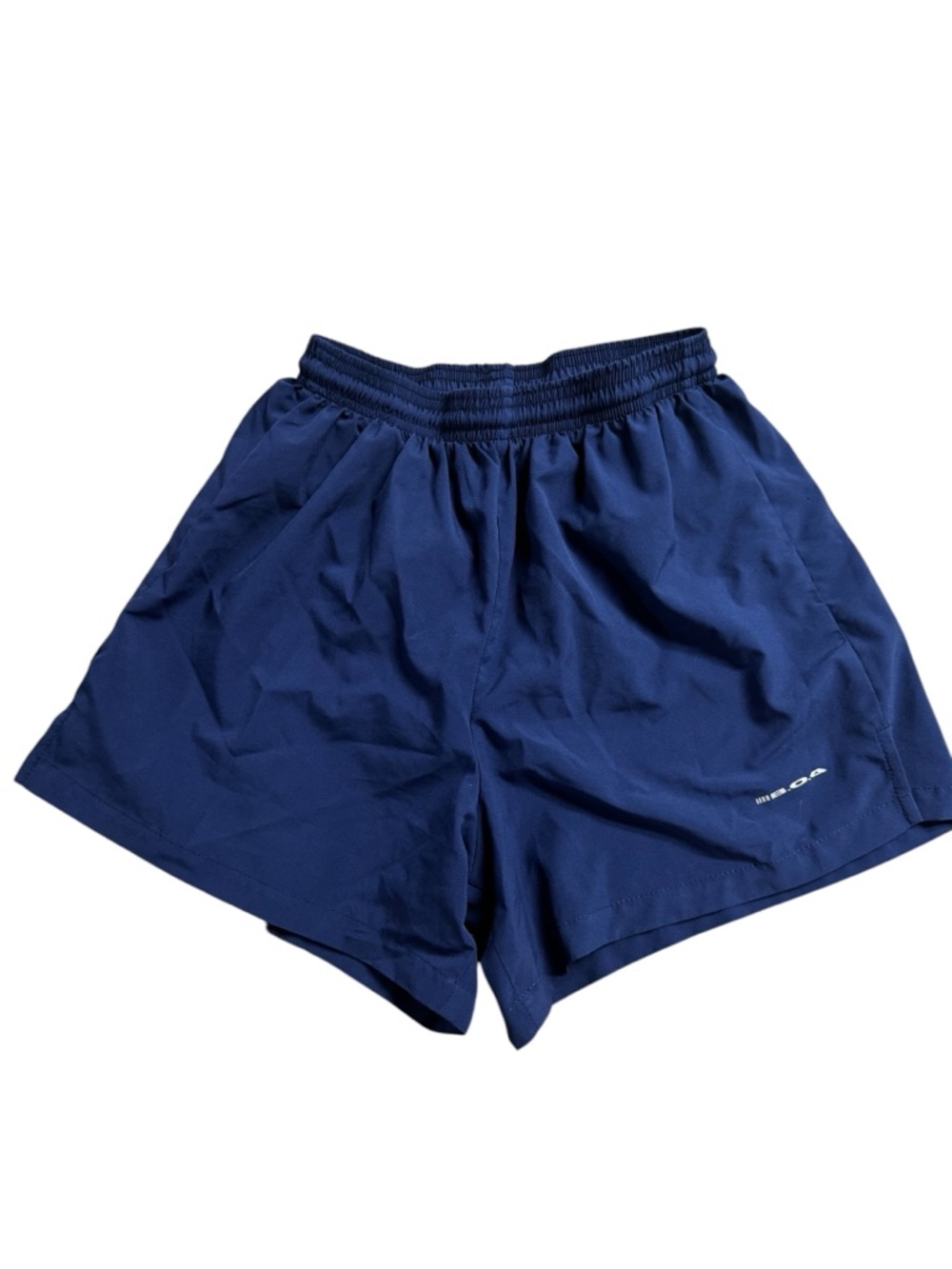 BOA Mens Deep Blue Athletic running Shorts 4” inseam small lined workout XC